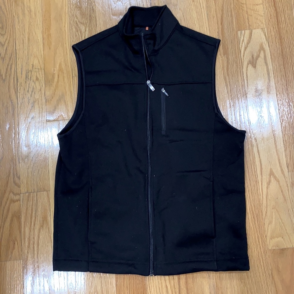 Van Heusen Black zip-up vest